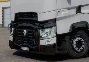 Piano Black parts for Renault T version 1.0 for Euro Truck Simulator 2 (v1.38.x, 1.39.x)