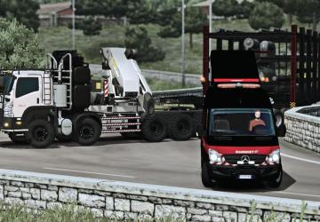 Pilot and Escort (MB Sprinter and Ford F150) v1.0 for Euro Truck Simulator 2 (v1.36.x, - 1.38.x)