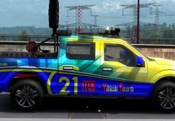Pilot and Escort Vehicles International Truck v1.0 for Euro Truck Simulator 2 (v1.37.x)