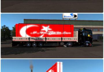 Platform Trailer Owned Pack version 1.1 for Euro Truck Simulator 2 (v1.38.x)