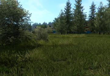 Grass Density x2 version 1.0 for Euro Truck Simulator 2 (v1.37.x, - 1.42.x)