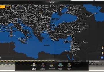 Base Map for ProMods and Other Maps version 1.6 for Euro Truck Simulator 2 (v1.43.x)