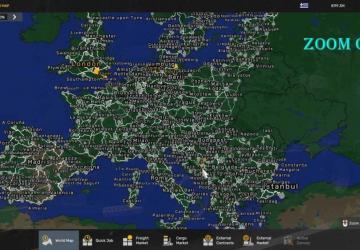 World Overlay version 3.5 for Euro Truck Simulator 2 (v1.54.x)
