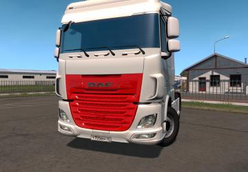 Front Grille Paint for DAF XF 106 version 1.0 for Euro Truck Simulator 2 (v1.37.x, - 1.39.x)