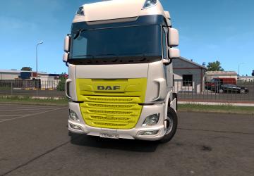 Front Grille Paint for DAF XF 106 version 1.0 for Euro Truck Simulator 2 (v1.37.x, - 1.39.x)