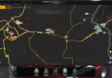 Map ProMods + Poland Rebuilding + RusMap Road Connection v1.0.4 for Euro Truck Simulator 2 (v1.36.x)
