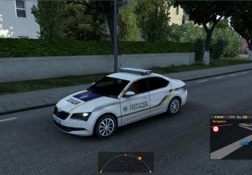Police AI Traffic Pack version 1.1 for Euro Truck Simulator 2 (v1.43.x)