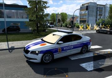 Police AI Traffic Pack version 1.1 for Euro Truck Simulator 2 (v1.43.x)