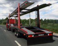 Semi-Trailer Car Carrier version 1.0.2 for Euro Truck Simulator 2 (v1.44)