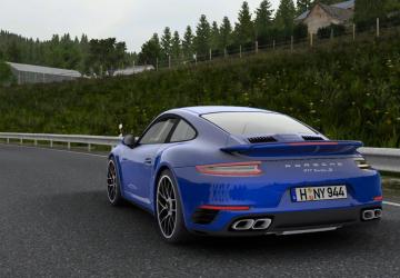 Porsche 911 Turbo S 2016 version 1.0 for Euro Truck Simulator 2 (v1.44.x)
