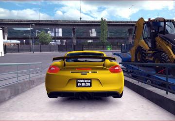 Porsche Cayman GT4 version 1.0 for Euro Truck Simulator 2 (v1.35.x, 1.36.x)