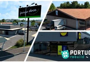 Map Portugal Rebuild version 0.1.1 for Euro Truck Simulator 2 (v1.48.x)