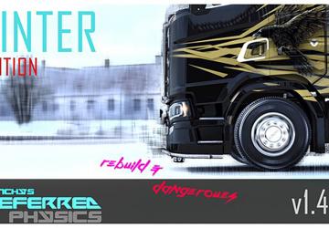 Preferred Winter Physics version 3.1 for Euro Truck Simulator 2 (v1.43.x)