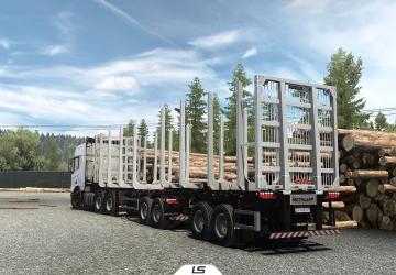 Timber trailer version 0.4.3 for Euro Truck Simulator 2 (v1.42.x)