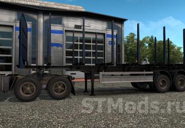KZAP-9370 Logging Trailer version 1.1 for Euro Truck Simulator 2 (v1.49.x)