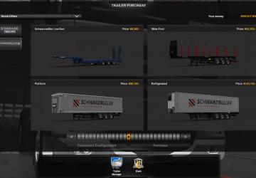 Schwarzmüller Flatbed Trailer Ownership version 1.0 for Euro Truck Simulator 2 (v1.34.x, 1.35.x)