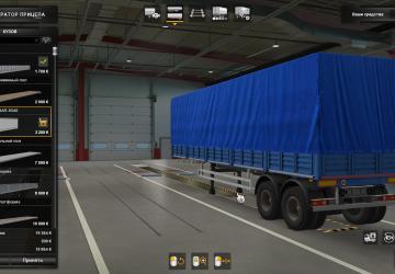 Own Flatbed Trailer SZAP-9340 version 1.1 for Euro Truck Simulator 2 (v1.35.x, - 1.39.x)