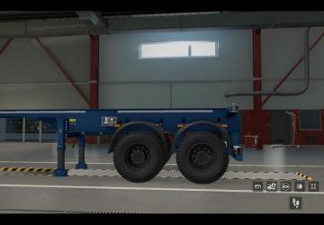 SZAP-9905 Container Carrier Trailer version 1.5 for Euro Truck Simulator 2 (v1.40.x, - 1.43.x)