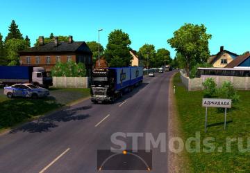 Project Caucasus version 1.0a for Euro Truck Simulator 2 (v1.48.x)