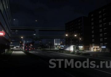 Map Project Japan Map version 1.9 for Euro Truck Simulator 2 (v1.47.x)