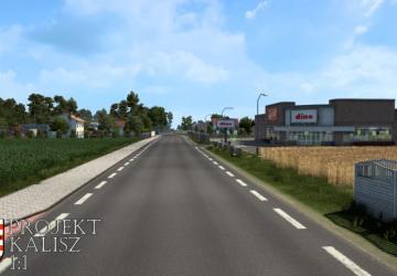 Map Projekt Kalisz version 0.18 for Euro Truck Simulator 2 (v1.43.x)