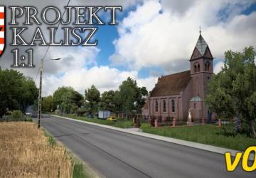 Map Projekt Kalisz version 0.25 for Euro Truck Simulator 2 (v1.46.x)