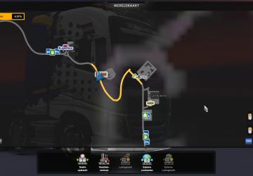 Map ProMods v2.x Addon: Israel - Lebanon Open border v4.0 for Euro Truck Simulator 2 (v1.40.x, - 1.43.x)