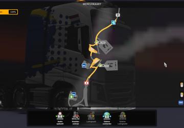 Map ProMods v2.x Addon: Israel - Lebanon Open border v4.0 for Euro Truck Simulator 2 (v1.40.x, - 1.43.x)