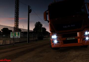 Working Fog Lights for MAN TGX Euro 6 version 1.0 for Euro Truck Simulator 2 (v1.32.x, - 1.34.x)