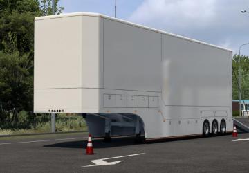Racing Trailer version 1.0 for Euro Truck Simulator 2 (v1.49.x)