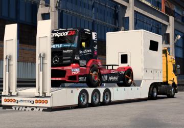Racing Trailer version 1.0 for Euro Truck Simulator 2 (v1.49.x)