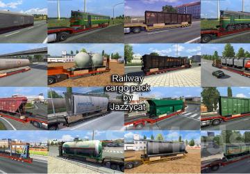 Railway Cargo Pack version 4.4.1 for Euro Truck Simulator 2 (v1.48.x)