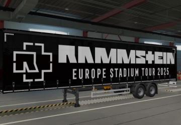 Rammstein Europe Tour Trailer version 1 for Euro Truck Simulator 2 (v1.54.x)
