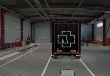 Rammstein Europe Tour Trailer version 1 for Euro Truck Simulator 2 (v1.54.x)