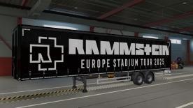 Rammstein Europe Tour Trailer version 1 for Euro Truck Simulator 2 (v1.54.x)