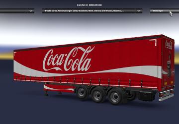 Real Brands Traffic Trailers version 1.0 for Euro Truck Simulator 2 (v1.38.x)
