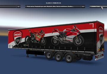 Real Brands Traffic Trailers version 1.0 for Euro Truck Simulator 2 (v1.38.x)