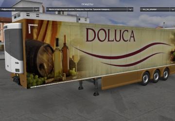 Real brands trailers skin pack version 1.0 for Euro Truck Simulator 2 (v1.35.x, 1.36.x)