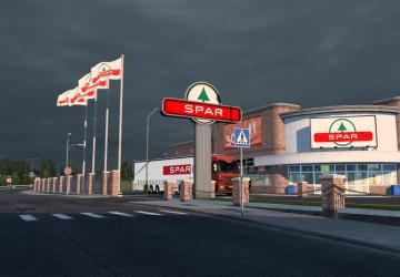 Real companies, gas stations & billboards v1.0 for Euro Truck Simulator 2 (v1.46.x)