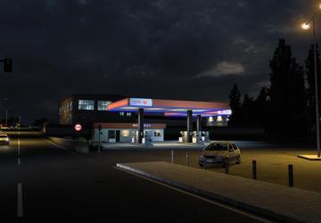 Real companies, gas stations & billboards v1.0 for Euro Truck Simulator 2 (v1.46.x)
