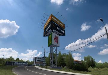 Real companies, gas stations & billboards v1.0 for Euro Truck Simulator 2 (v1.46.x)