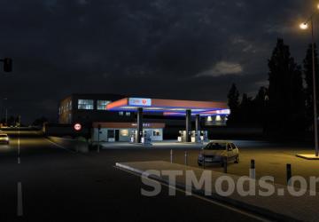 Real companies, gas stations & billboards v1.01.02 for Euro Truck Simulator 2 (v1.48.x)