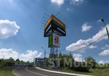Real companies, gas stations & billboards v1.01.04 for Euro Truck Simulator 2 (v1.48.5.x)