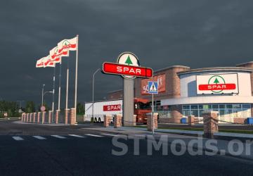 Real companies, gas stations & billboards v1.01.06 for Euro Truck Simulator 2 (v1.49.x)
