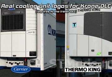 Real cooling unit names for Krone DLC version 1.2.1 for Euro Truck Simulator 2 (v1.45.x, - 1.47.x)
