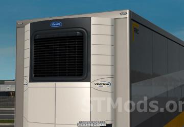 Real cooling unit names for SCS trailers version 1.2.1 for Euro Truck Simulator 2 (v1.45.x, - 1.47.x)