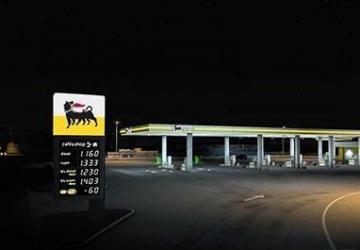 Real Gas Station version 1.01 for Euro Truck Simulator 2 (v1.39.x, 1.40.x)