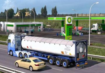 Real Gas Stations version 1.0 for Euro Truck Simulator 2 (v1.39.x, - 1.43.x)