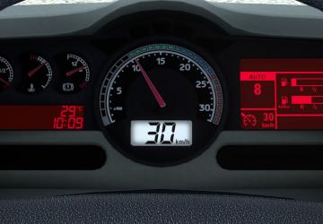 Realistic Dashboard Computer Renault Magnum and Premium v1.2 for Euro Truck Simulator 2 (v1.45.x)