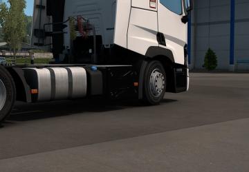Realistic exhaust «cover» for Renault Range T v1.0 for Euro Truck Simulator 2 (v1.35.x)